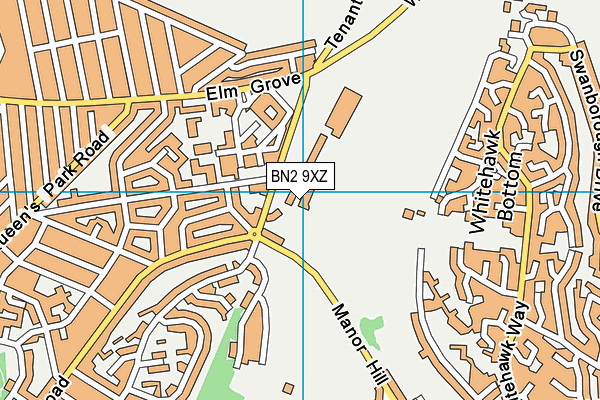 BN2 9XZ map - OS VectorMap District (Ordnance Survey) BN2 9XZ map - OS VectorMap District (Ordnance Survey)