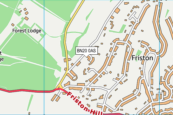 BN20 0AS map - OS VectorMap District (Ordnance Survey) BN20 0AS map - OS VectorMap District (Ordnance Survey)