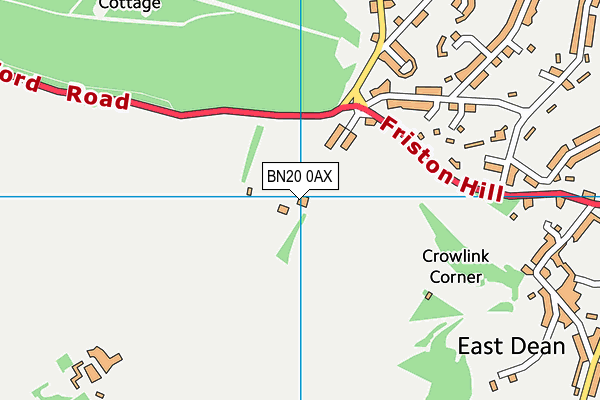 BN20 0AX map - OS VectorMap District (Ordnance Survey) BN20 0AX map - OS VectorMap District (Ordnance Survey)