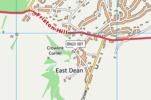 BN20 0BT map - OS VectorMap District (Ordnance Survey) BN20 0BT map - OS VectorMap District (Ordnance Survey)