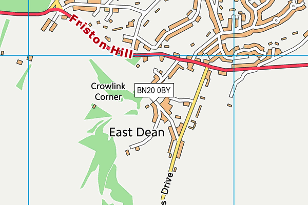 BN20 0BY map - OS VectorMap District (Ordnance Survey) BN20 0BY map - OS VectorMap District (Ordnance Survey)