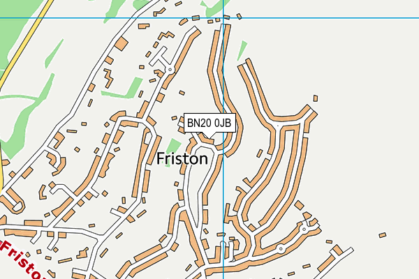 BN20 0JB map - OS VectorMap District (Ordnance Survey) BN20 0JB map - OS VectorMap District (Ordnance Survey)