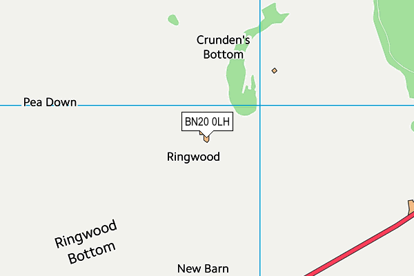 BN20 0LH map - OS VectorMap District (Ordnance Survey) BN20 0LH map - OS VectorMap District (Ordnance Survey)