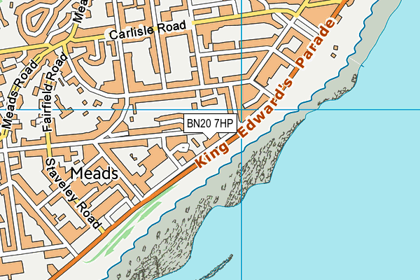 BN20 7HP map - OS VectorMap District (Ordnance Survey) BN20 7HP map - OS VectorMap District (Ordnance Survey)