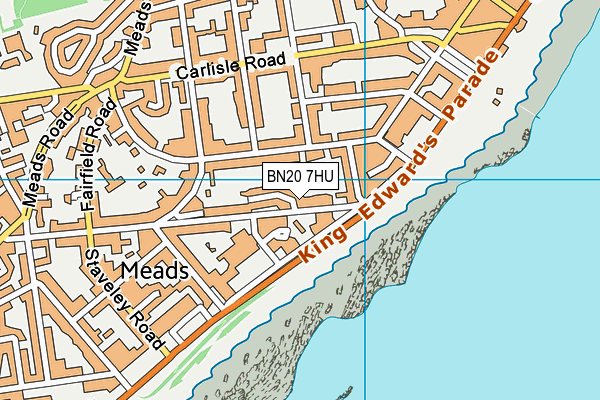 BN20 7HU map - OS VectorMap District (Ordnance Survey) BN20 7HU map - OS VectorMap District (Ordnance Survey)