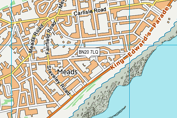 BN20 7LQ map - OS VectorMap District (Ordnance Survey) BN20 7LQ map - OS VectorMap District (Ordnance Survey)