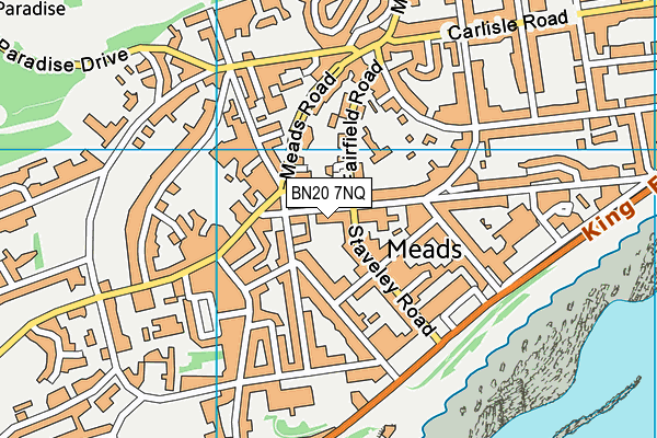 BN20 7NQ map - OS VectorMap District (Ordnance Survey) BN20 7NQ map - OS VectorMap District (Ordnance Survey)