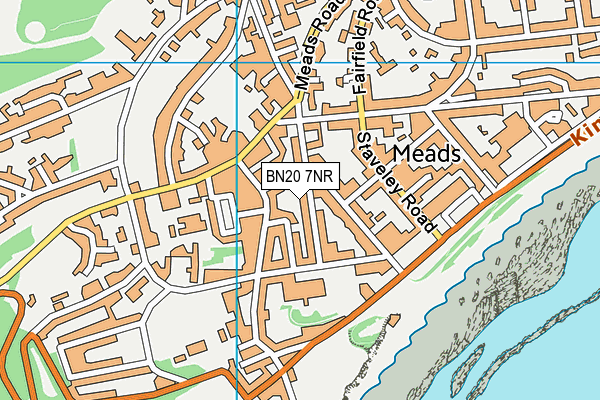 BN20 7NR map - OS VectorMap District (Ordnance Survey) BN20 7NR map - OS VectorMap District (Ordnance Survey)