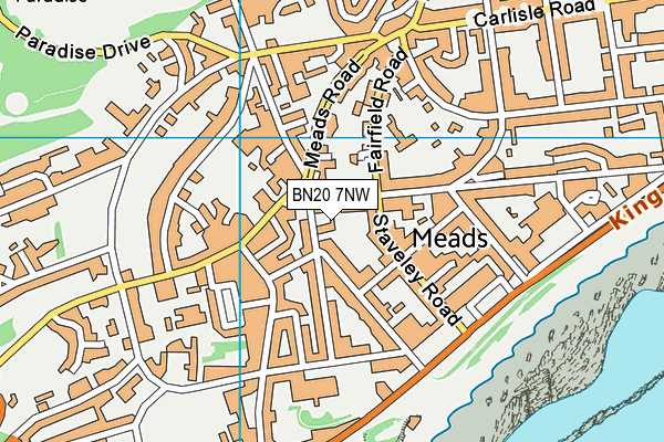 BN20 7NW map - OS VectorMap District (Ordnance Survey) BN20 7NW map - OS VectorMap District (Ordnance Survey)