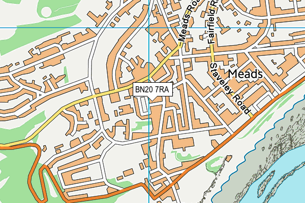 BN20 7RA map - OS VectorMap District (Ordnance Survey) BN20 7RA map - OS VectorMap District (Ordnance Survey)