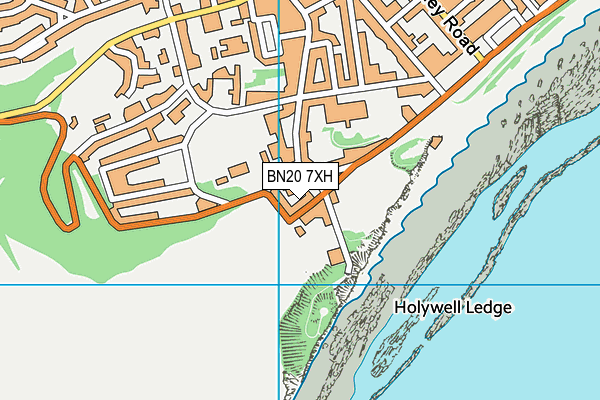 BN20 7XH map - OS VectorMap District (Ordnance Survey) BN20 7XH map - OS VectorMap District (Ordnance Survey)