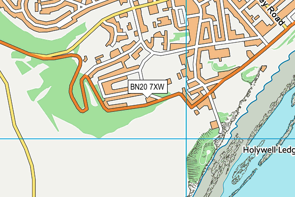 BN20 7XW map - OS VectorMap District (Ordnance Survey) BN20 7XW map - OS VectorMap District (Ordnance Survey)