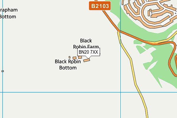 BN20 7XX map - OS VectorMap District (Ordnance Survey) BN20 7XX map - OS VectorMap District (Ordnance Survey)