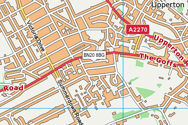 BN20 8BG map - OS VectorMap District (Ordnance Survey) BN20 8BG map - OS VectorMap District (Ordnance Survey)