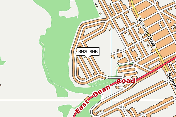 BN20 8HB map - OS VectorMap District (Ordnance Survey) BN20 8HB map - OS VectorMap District (Ordnance Survey)