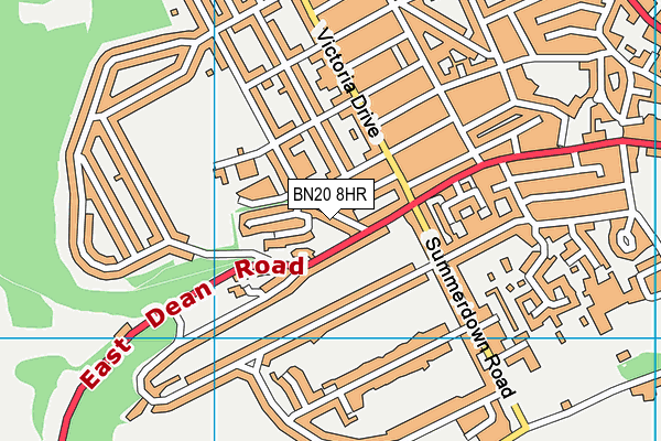 BN20 8HR map - OS VectorMap District (Ordnance Survey) BN20 8HR map - OS VectorMap District (Ordnance Survey)
