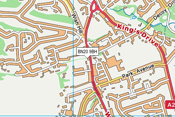 BN20 9BH map - OS VectorMap District (Ordnance Survey) BN20 9BH map - OS VectorMap District (Ordnance Survey)