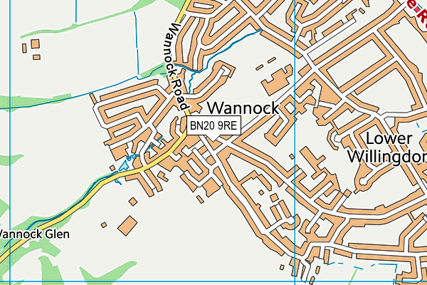 BN20 9RE map - OS VectorMap District (Ordnance Survey) BN20 9RE map - OS VectorMap District (Ordnance Survey)