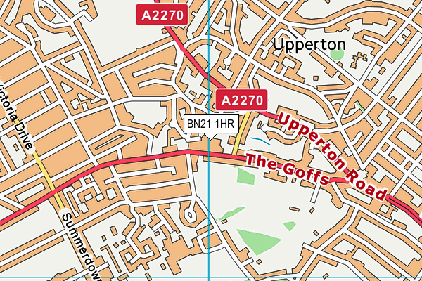 BN21 1HR map - OS VectorMap District (Ordnance Survey) BN21 1HR map - OS VectorMap District (Ordnance Survey)