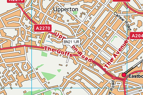 BN21 1JR map - OS VectorMap District (Ordnance Survey) BN21 1JR map - OS VectorMap District (Ordnance Survey)