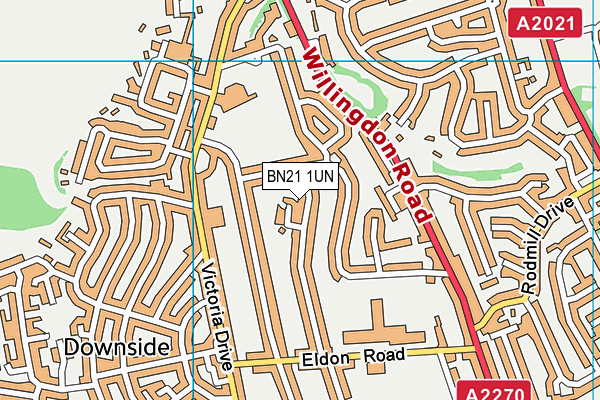 BN21 1UN map - OS VectorMap District (Ordnance Survey) BN21 1UN map - OS VectorMap District (Ordnance Survey)