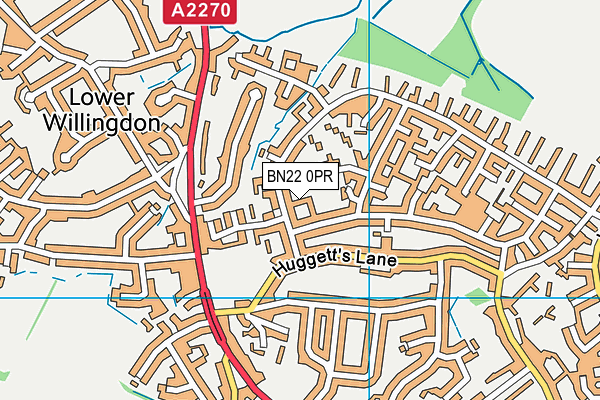 BN22 0PR map - OS VectorMap District (Ordnance Survey) BN22 0PR map - OS VectorMap District (Ordnance Survey)