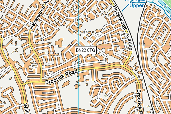 BN22 0TG map - OS VectorMap District (Ordnance Survey) BN22 0TG map - OS VectorMap District (Ordnance Survey)