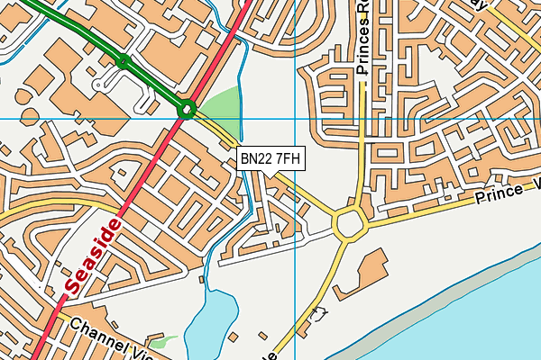 BN22 7FH map - OS VectorMap District (Ordnance Survey) BN22 7FH map - OS VectorMap District (Ordnance Survey)