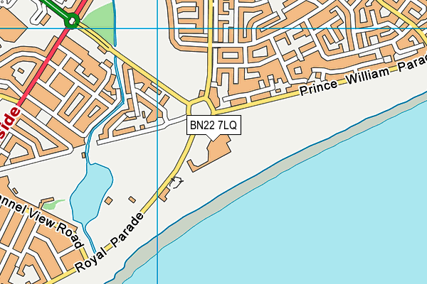BN22 7LQ map - OS VectorMap District (Ordnance Survey) BN22 7LQ map - OS VectorMap District (Ordnance Survey)