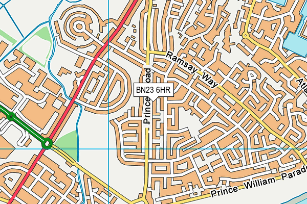 BN23 6HR map - OS VectorMap District (Ordnance Survey) BN23 6HR map - OS VectorMap District (Ordnance Survey)