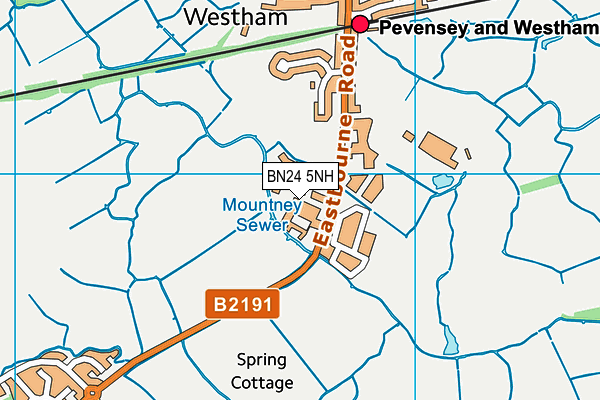 BN24 5NH map - OS VectorMap District (Ordnance Survey) BN24 5NH map - OS VectorMap District (Ordnance Survey)