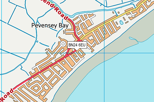 BN24 6EU map - OS VectorMap District (Ordnance Survey)