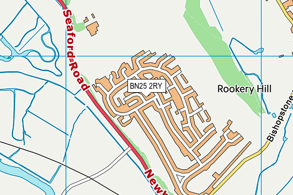 BN25 2RY map - OS VectorMap District (Ordnance Survey) BN25 2RY map - OS VectorMap District (Ordnance Survey)