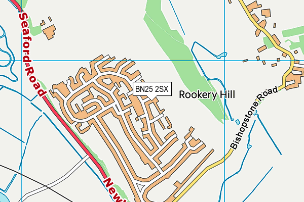 BN25 2SX map - OS VectorMap District (Ordnance Survey) BN25 2SX map - OS VectorMap District (Ordnance Survey)