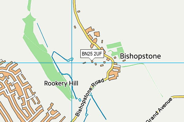 BN25 2UF map - OS VectorMap District (Ordnance Survey) BN25 2UF map - OS VectorMap District (Ordnance Survey)