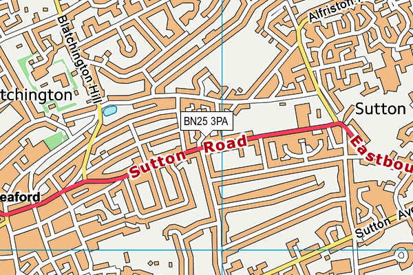 BN25 3PA map - OS VectorMap District (Ordnance Survey) BN25 3PA map - OS VectorMap District (Ordnance Survey)