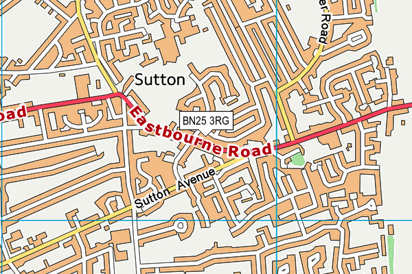 BN25 3RG map - OS VectorMap District (Ordnance Survey) BN25 3RG map - OS VectorMap District (Ordnance Survey)