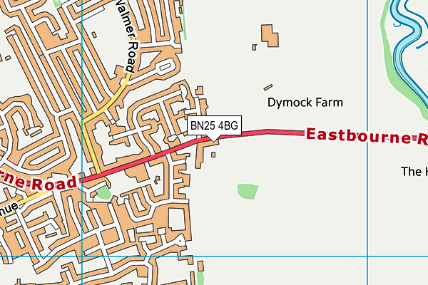 BN25 4BG map - OS VectorMap District (Ordnance Survey) BN25 4BG map - OS VectorMap District (Ordnance Survey)