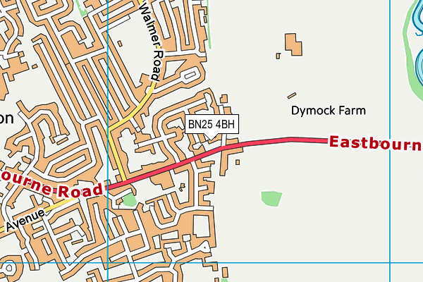 BN25 4BH map - OS VectorMap District (Ordnance Survey) BN25 4BH map - OS VectorMap District (Ordnance Survey)