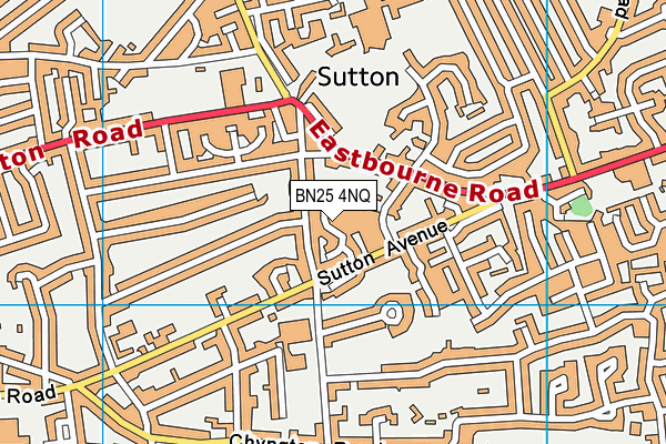 BN25 4NQ map - OS VectorMap District (Ordnance Survey) BN25 4NQ map - OS VectorMap District (Ordnance Survey)