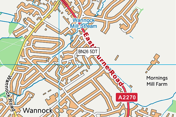 BN26 5DT map - OS VectorMap District (Ordnance Survey) BN26 5DT map - OS VectorMap District (Ordnance Survey)