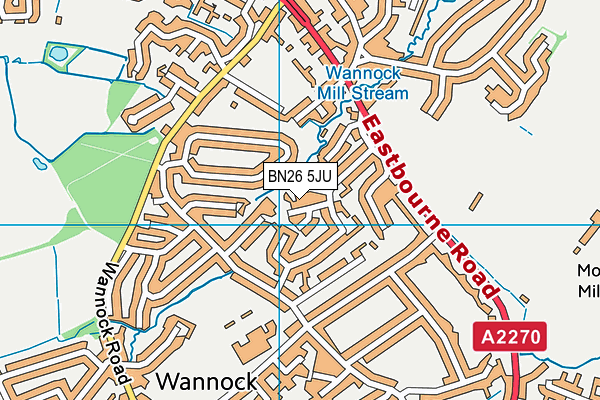 BN26 5JU map - OS VectorMap District (Ordnance Survey) BN26 5JU map - OS VectorMap District (Ordnance Survey)