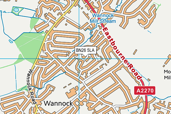 BN26 5LA map - OS VectorMap District (Ordnance Survey) BN26 5LA map - OS VectorMap District (Ordnance Survey)