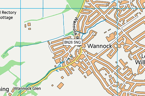 BN26 5NQ map - OS VectorMap District (Ordnance Survey) BN26 5NQ map - OS VectorMap District (Ordnance Survey)