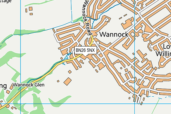 BN26 5NX map - OS VectorMap District (Ordnance Survey) BN26 5NX map - OS VectorMap District (Ordnance Survey)
