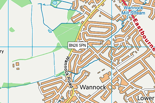 BN26 5PN map - OS VectorMap District (Ordnance Survey) BN26 5PN map - OS VectorMap District (Ordnance Survey)