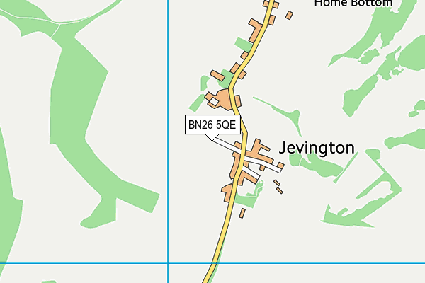 BN26 5QE map - OS VectorMap District (Ordnance Survey) BN26 5QE map - OS VectorMap District (Ordnance Survey)