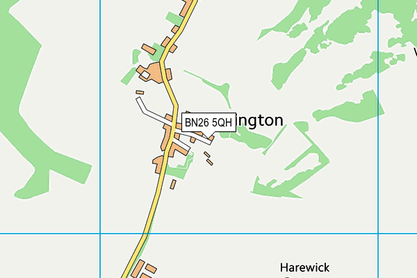 BN26 5QH map - OS VectorMap District (Ordnance Survey) BN26 5QH map - OS VectorMap District (Ordnance Survey)