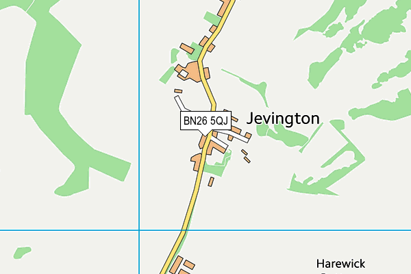 BN26 5QJ map - OS VectorMap District (Ordnance Survey) BN26 5QJ map - OS VectorMap District (Ordnance Survey)