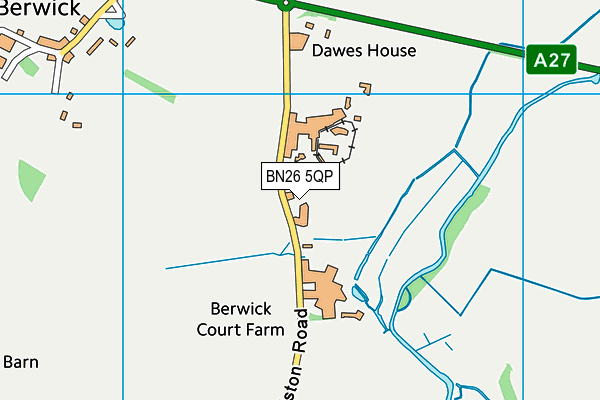 BN26 5QP map - OS VectorMap District (Ordnance Survey) BN26 5QP map - OS VectorMap District (Ordnance Survey)
